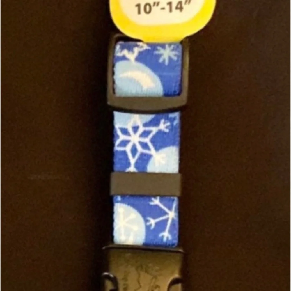 Yellow Dog Design Winter Wonder Collar-Small